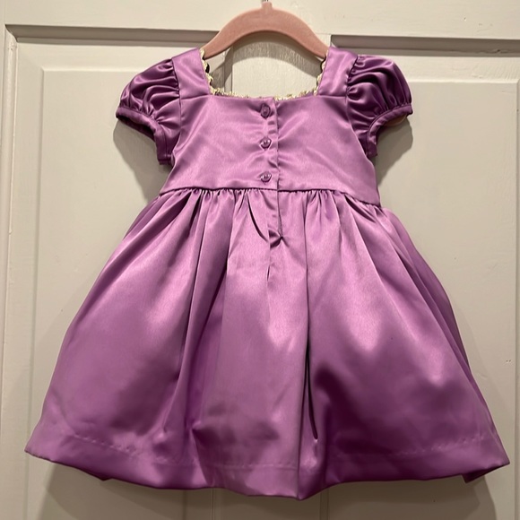 NWT Janie and Jack x Disney RAPUNZEL Purple Princess Dress Size 6-12 Months - Picture 9 of 16
